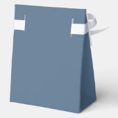 Winter Bow Snowflake Ornament Baby Shower  Bedankdoosjes (Achterkant)