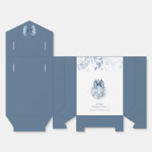 Winter Bow Snowflake Ornament Baby Shower  Bedankdoosjes (Ongevouwen)