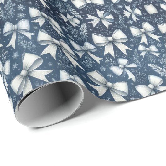 Winter Bows Cadeaupapier (Rol Hoek)