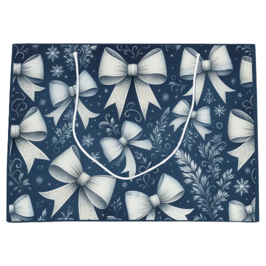 Winter Bows Groot Cadeauzakje (Voorkant)