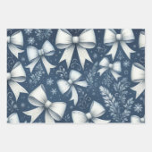 Winter Bows Inpakpapier Vel (Voorkant 3)