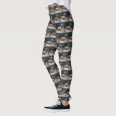 Winter Boxer Caravan Kerst Avontuur Leggings (Links)