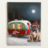 Winter Boxer Caravan Kerst Avontuur Planner (Voorkant)