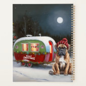 Winter Boxer Caravan Kerst Avontuur Planner (Achterkant)