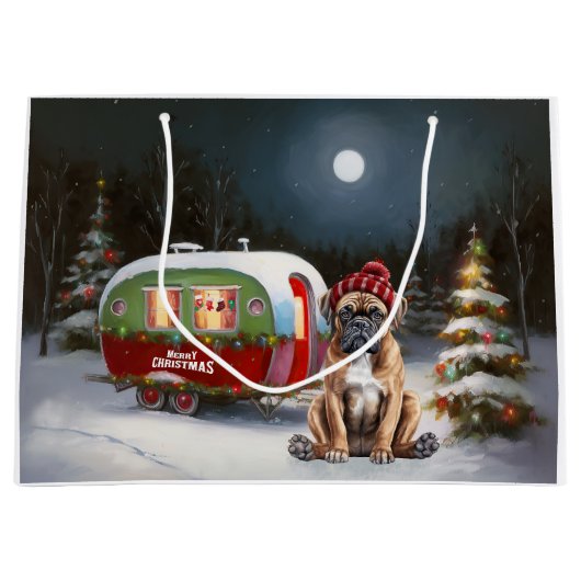 Winter Boxer Caravan Kerstavontuur Groot Cadeauzakje (Voorkant)
