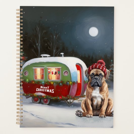 Winter Boxer Caravan Kerstavontuur Planner (Voorkant)