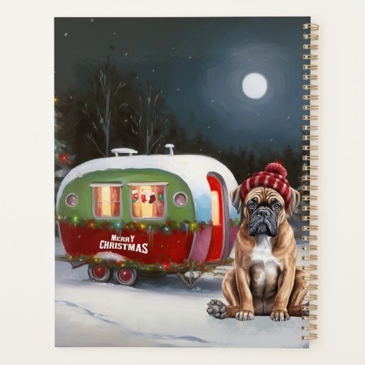 Winter Boxer Caravan Kerstavontuur Planner (Achterkant)