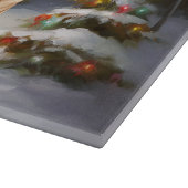 Winter Boxer Caravan Kerstavontuur Snijplank (Hoek)