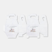 Winter Boy Onederland Eerste Verjaardag Favoriet B Bedankdoosjes (Uitgevouwen)