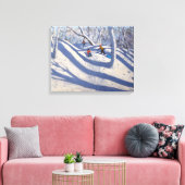 Winter Bramcote Nottingham 2008 Canvas Afdruk (Insitu (Woonkamer))