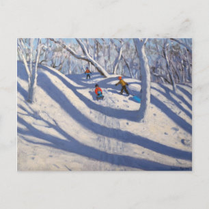 Winter Bramcote Nottingham 2009 Briefkaart