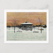 Winter, Branch Brook Park, Newark NJ 1908  Briefkaart (Voorkant)