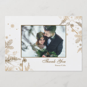 Winter Branches Hartelijk dank voor uw fotokaart Kaart