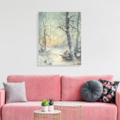 Winter Breakfast Canvas Afdruk (Insitu (Woonkamer))