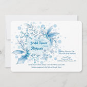 Winter Bridal Shower Kaart (Voorkant)