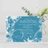 Winter Bridal Shower Kaart (Staand voorkant)