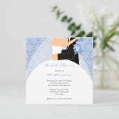 Winter Bridal Shower-uitnodigingen Kaart (Staand voorkant)