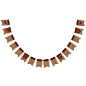 Winter Bride Buffalo Pset Party Merry Kerstry Vlaggetjes (Alle)