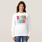 Winter Bride Squad Bachelorette Trui (Voorkant volledig)