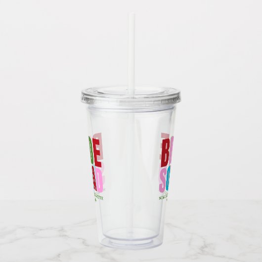 Winter Bride Squad vrijgezellenfeest Acryl Drinkbeker (Rechts)