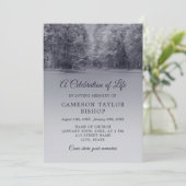 Winter Bridge Celebration of Life Kaart (Staand voorkant)