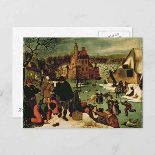 Winter Briefkaart (Voorkant / Achterkant)