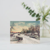 winter briefkaart (Staand voorkant)