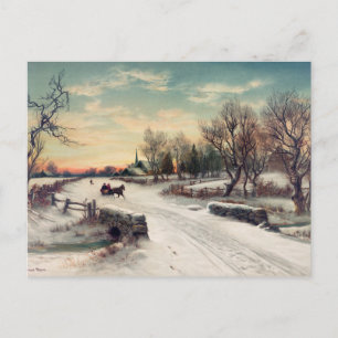 winter briefkaart