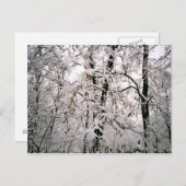 Winter Briefkaart (Voorkant / Achterkant)