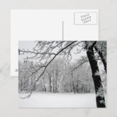 winter briefkaart (Voorkant / Achterkant)