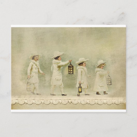 winter briefkaart (Voorkant)