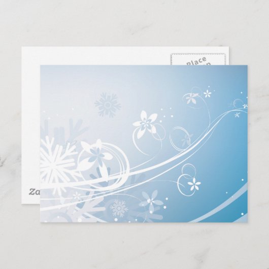 Winter Briefkaart (Voorkant / Achterkant)