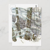 Winter Briefkaart (Voorkant / Achterkant)