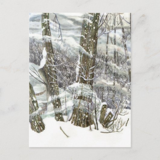 Winter Briefkaart (Voorkant)