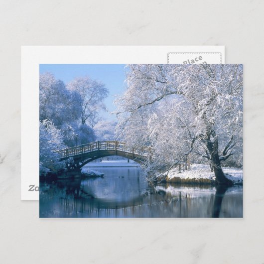 Winter Briefkaart (Voorkant / Achterkant)