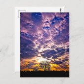 Winter-Briefkaart Briefkaart (Voorkant / Achterkant)