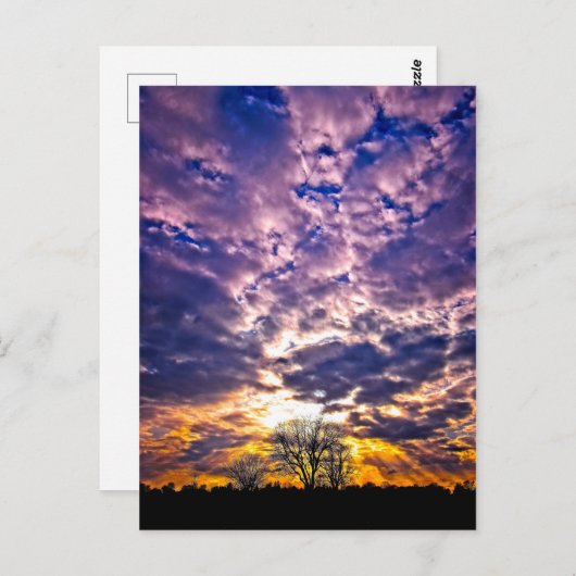 Winter-Briefkaart Briefkaart (Voorkant / Achterkant)