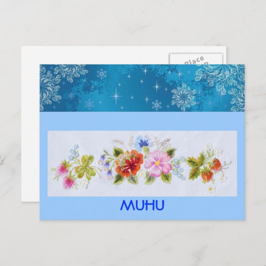 Winter Briefkaart Muhu (Voorkant / Achterkant)