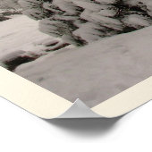 Winter Brug Kunstprint Winter Bos Poster (Hoek)