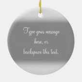 Winter Brug Ornament Sneeuw Bomen Decoraties (Achterkant)