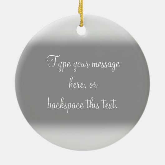 Winter Brug Ornament Sneeuw Bomen Decoraties (Achterkant)