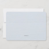 Winter bruids douche uitnodiging (Achterkant)