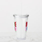 Winter Bruidsmeisjes Afscheidscadeau Bruidsgroep Acryl Drinkbeker (Rechts)