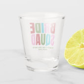 Winter Bruidsmeisjes Meiden Uitstap Shot Glas (Achterkant)