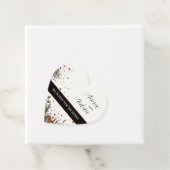 Winter Bruiloft Bloemen Modern Elegeant Inspiratie Bedankjes Labels (In situ)