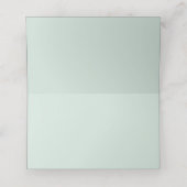 Winter bruiloft dennen kegels sneeuw dennen takken plaatskaartje (Binnenkant ongevouwen)