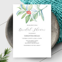 Winter Bruiloft Feest Thema Elegante Uitnodiging