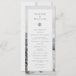 Winter bruiloft foto landschap bruiloft programma