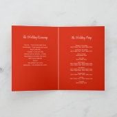 Winter bruiloft kegels rode bessen ster waterverf programma (Binnen)