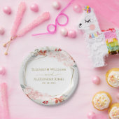 Winter bruiloft papier Bord vergulde Waterverf (Feest)